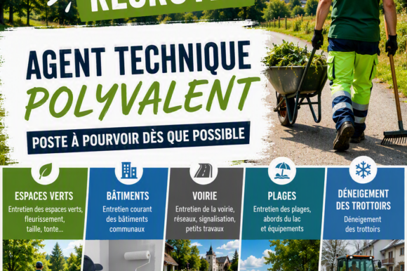 Designer(2) OFFRE D’EMPLOI -Recrutement d’un agent technique à temps complet-